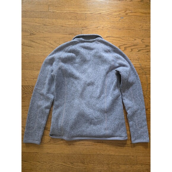 Patagonia Better Sweater Womens Size Medium Gray 1/4 Zip Fleece Embroidered Logo - Picture 5 of 7